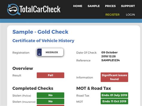 free total car check uk.
